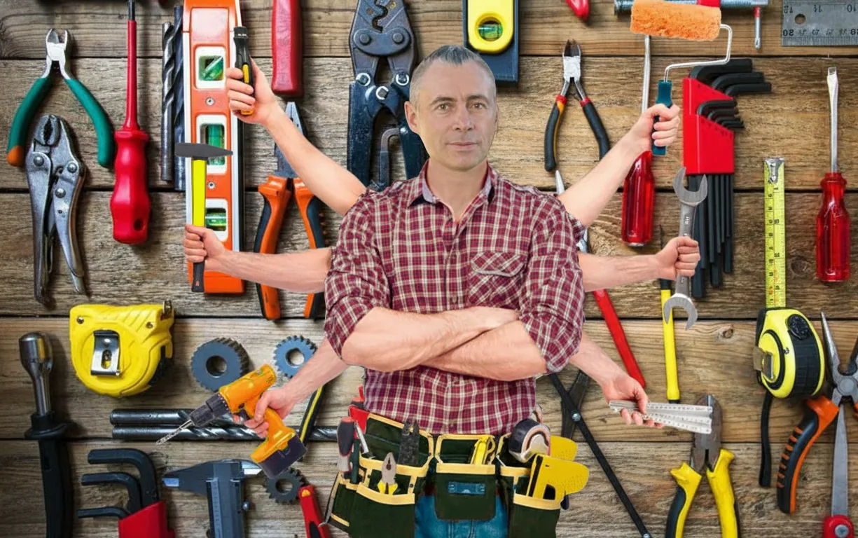 Local handyman portrait